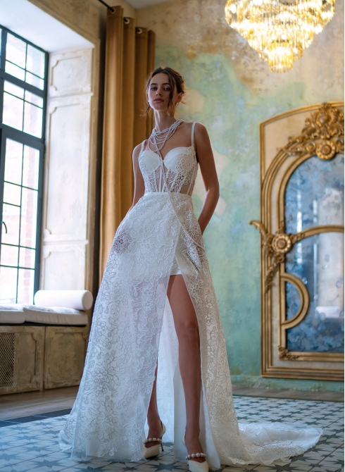 Dress "Madonna" with skirt